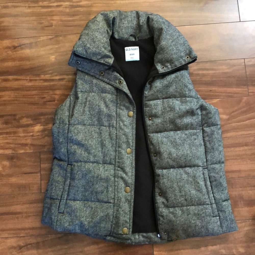 Old Navy - Black Tweed Vest